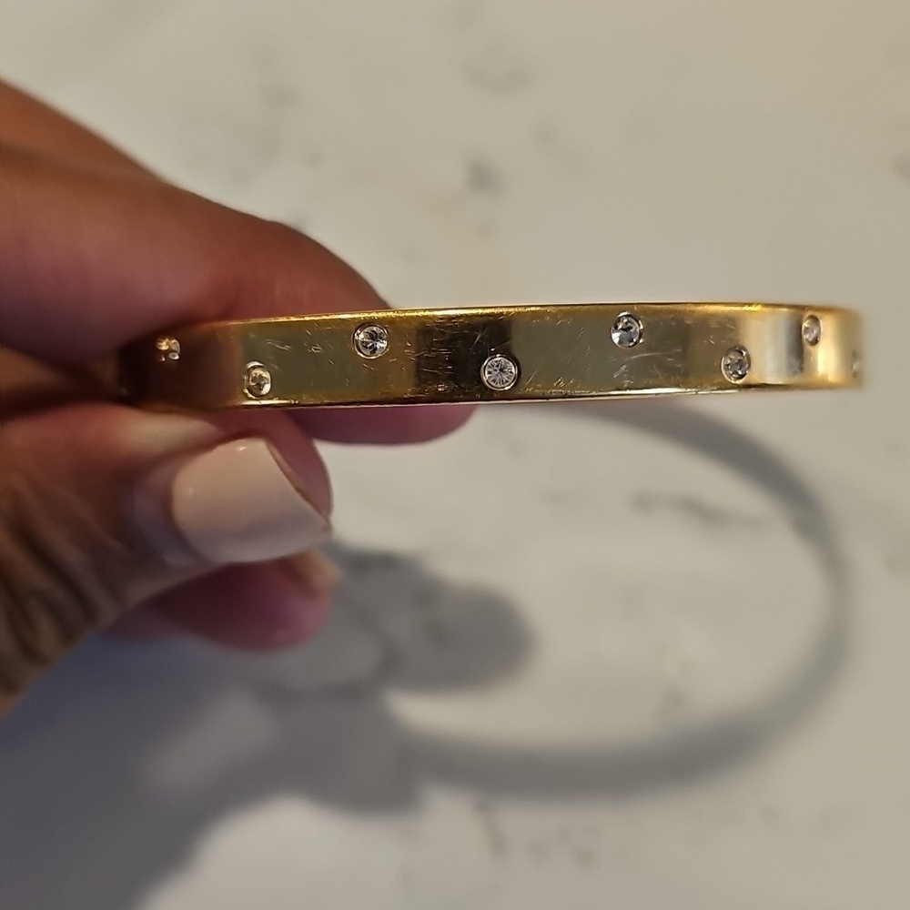 Swarovski Gold-Tone Crystal Bracelet